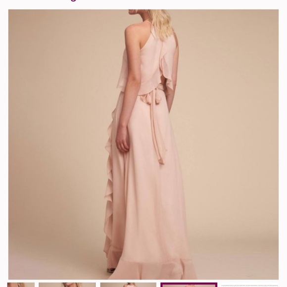 Donna Morgan x bhldn ruffle Etoile Top formal top S $200 event formal holiday - Picture 2 of 10